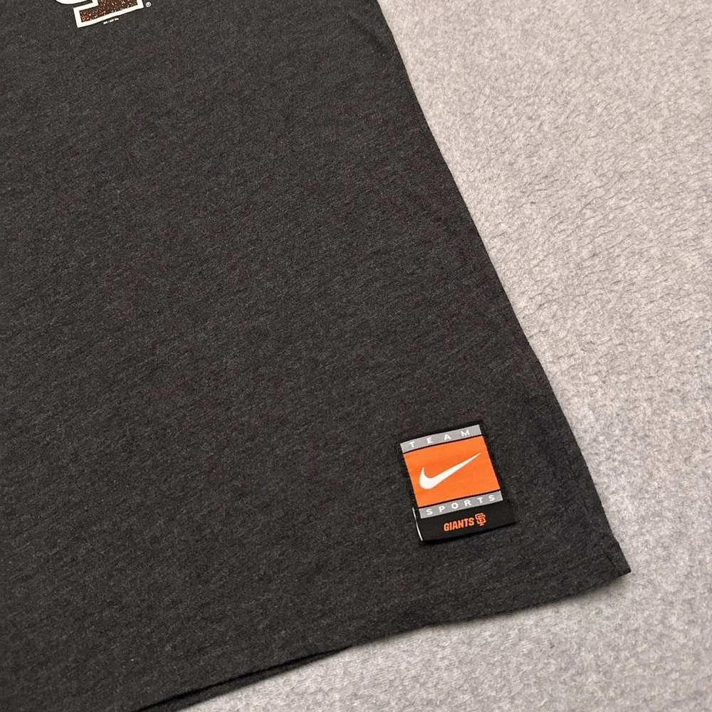 Nike San Francisco Giants Raglan T-Shirt Men's Large‎ Athletic Cut Crewneck MLB